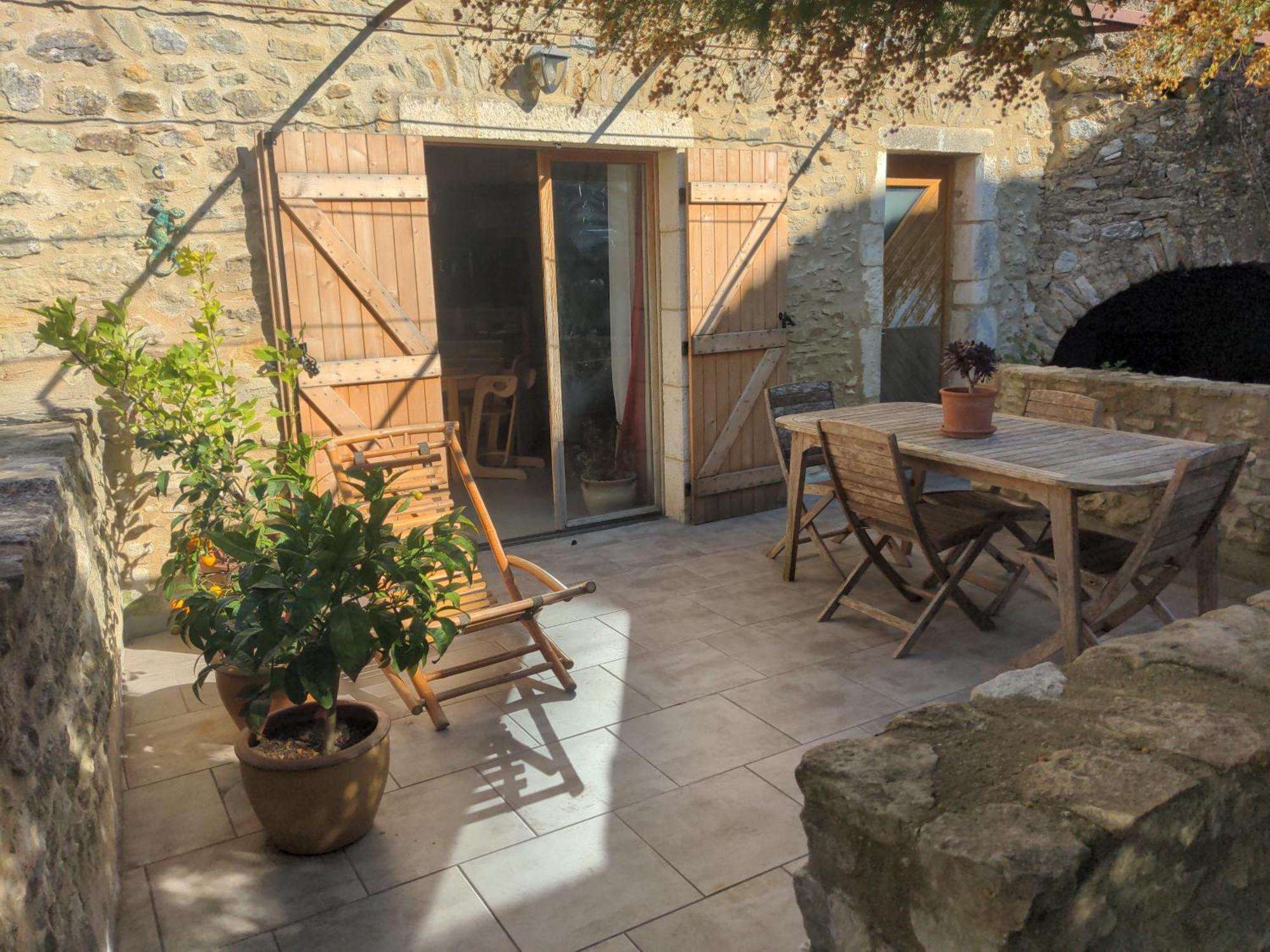 Villa Le Patio à Saint-Montan Extérieur photo